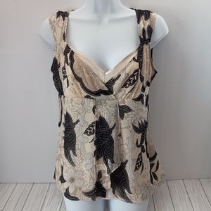 Vintage Y2K I.E. Floral Silk Fairy Top